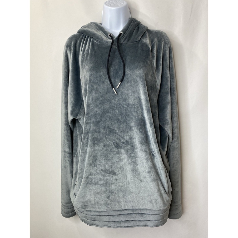 Under Armour Womens Velour Hoodie Size Large Super Soft Cozy Athleisure Gym Wear